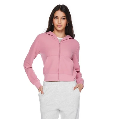 No Boundaries Women's Waffle Hoodie, Sizes XS-XXL