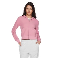 No Boundaries Women's Waffle Hoodie, Sizes XS-XXL