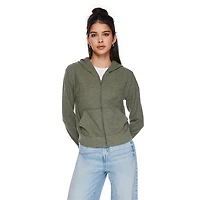 Haut à capuchon en tricot gaufré No Boundaries pour femmes