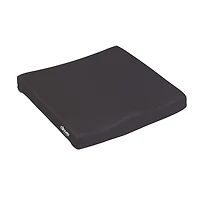 Drive Medical Black Molded General Use 1 3/4" Wheelchair Seat Cushion, 16" Wide
