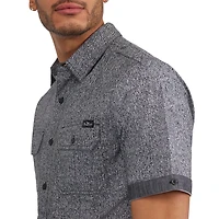 Marck Ecko Men’s Short Sleeve Button Down Shirt