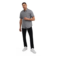 Marck Ecko Men’s Short Sleeve Button Down Shirt