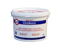 Chalkers Cured Beef Plate (Navel) Pail, Cured Trimmed Beef Plate 2kg