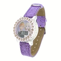 Frozen pour filles Montre à affichage numérique clignotant avec ensemble de bracelets Montre ACL Frozen