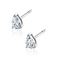 Luxury Designs Ensemble de poires en argent sterling avec oxyde de zirconium