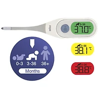Thermomètre numérique Age Precision PRT2000CA Braun Lecture précise en 8 secondes