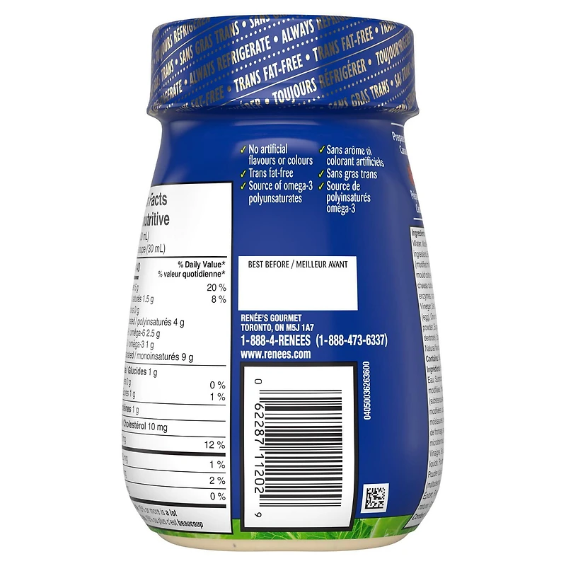 Renees Blue Cheese Dressing, 355mL