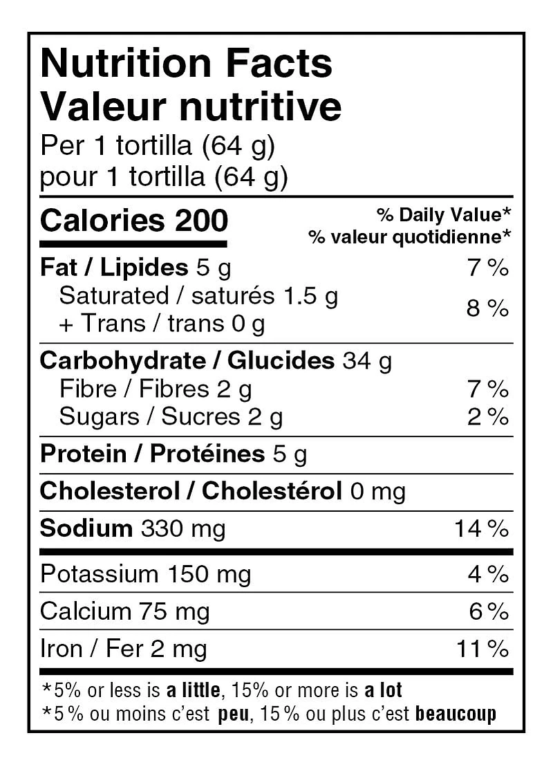 Cuites Trois Fois Chipotle Tortillas