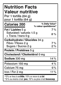 Cuites Trois Fois Chipotle Tortillas