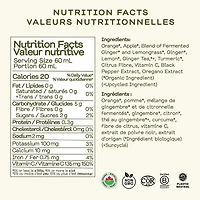 Greenhouse Ginger Defence For Immunity Wellness Shots (4 Pack), 4 x 60 mL bottles