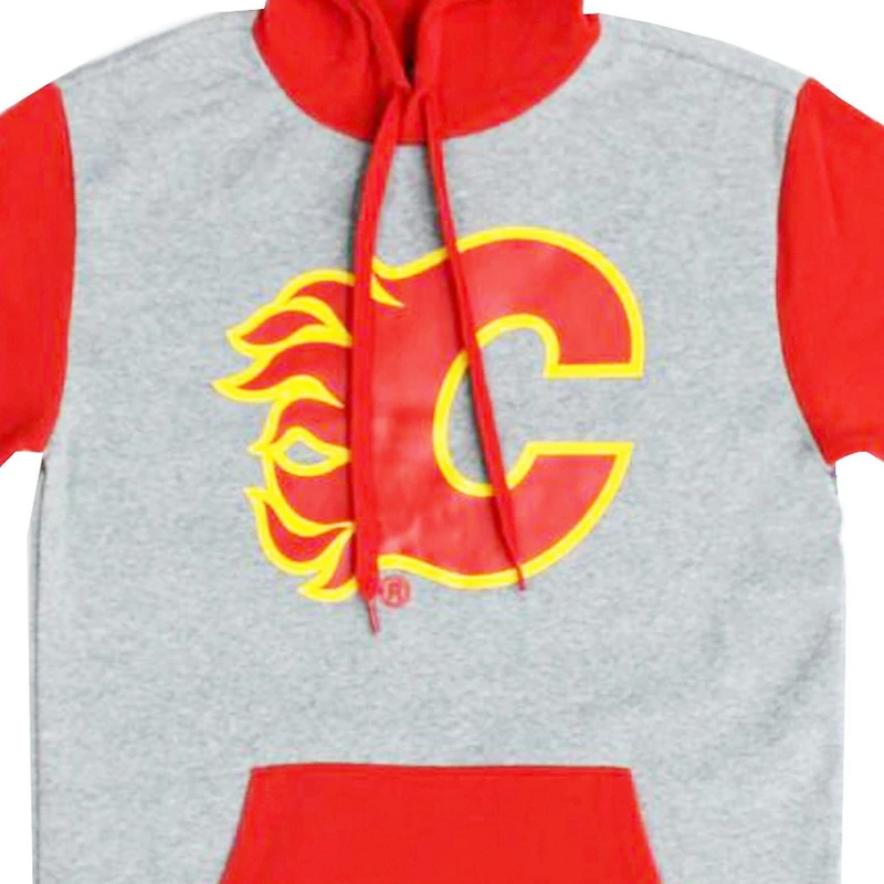 Sweat à capuche à manches longues Go des Flames de Calgary de la LNH pour hommes