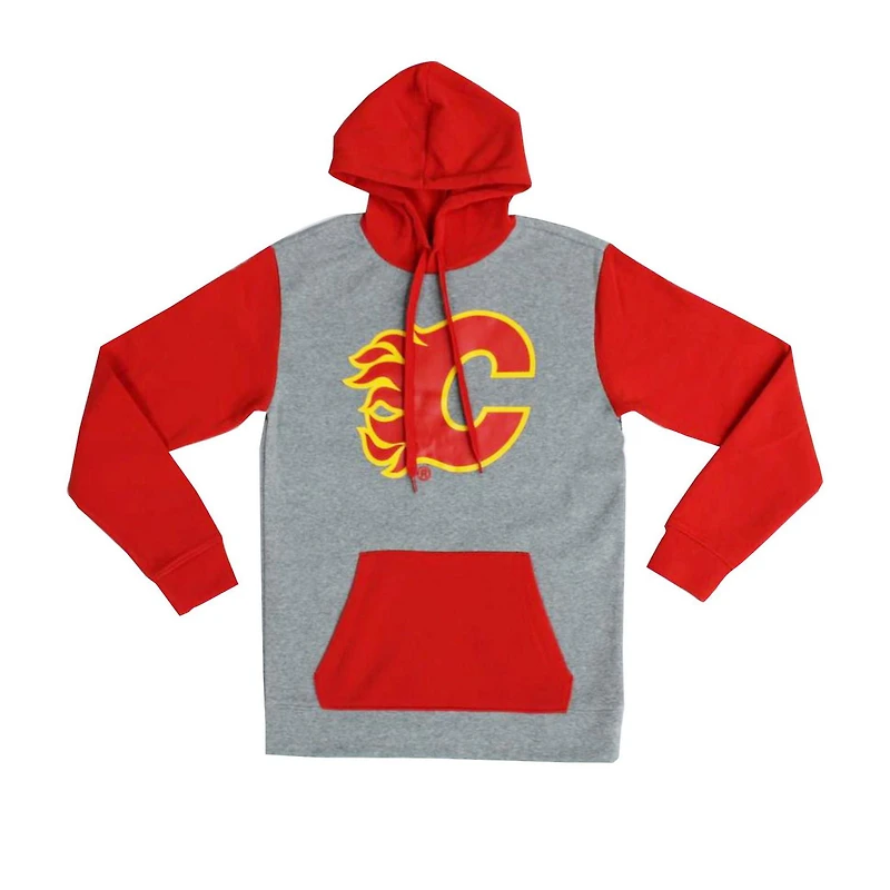 Sweat à capuche à manches longues Go des Flames de Calgary de la LNH pour hommes