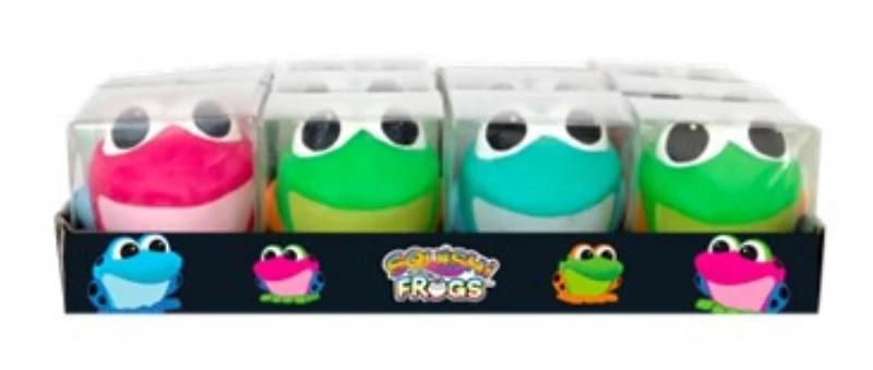 Incredible Novelties SQUISHI FROG Jouet Sensoriel Mignon et extensible