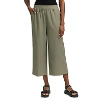 Mexx Women’s Pull-On Linen Blend Culottes Pant