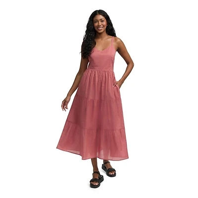 Robe à col en V et à volants Mexx pour femmes XS-XXL