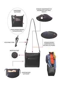 Time and Tru Women's Crossbody Bag, One Size