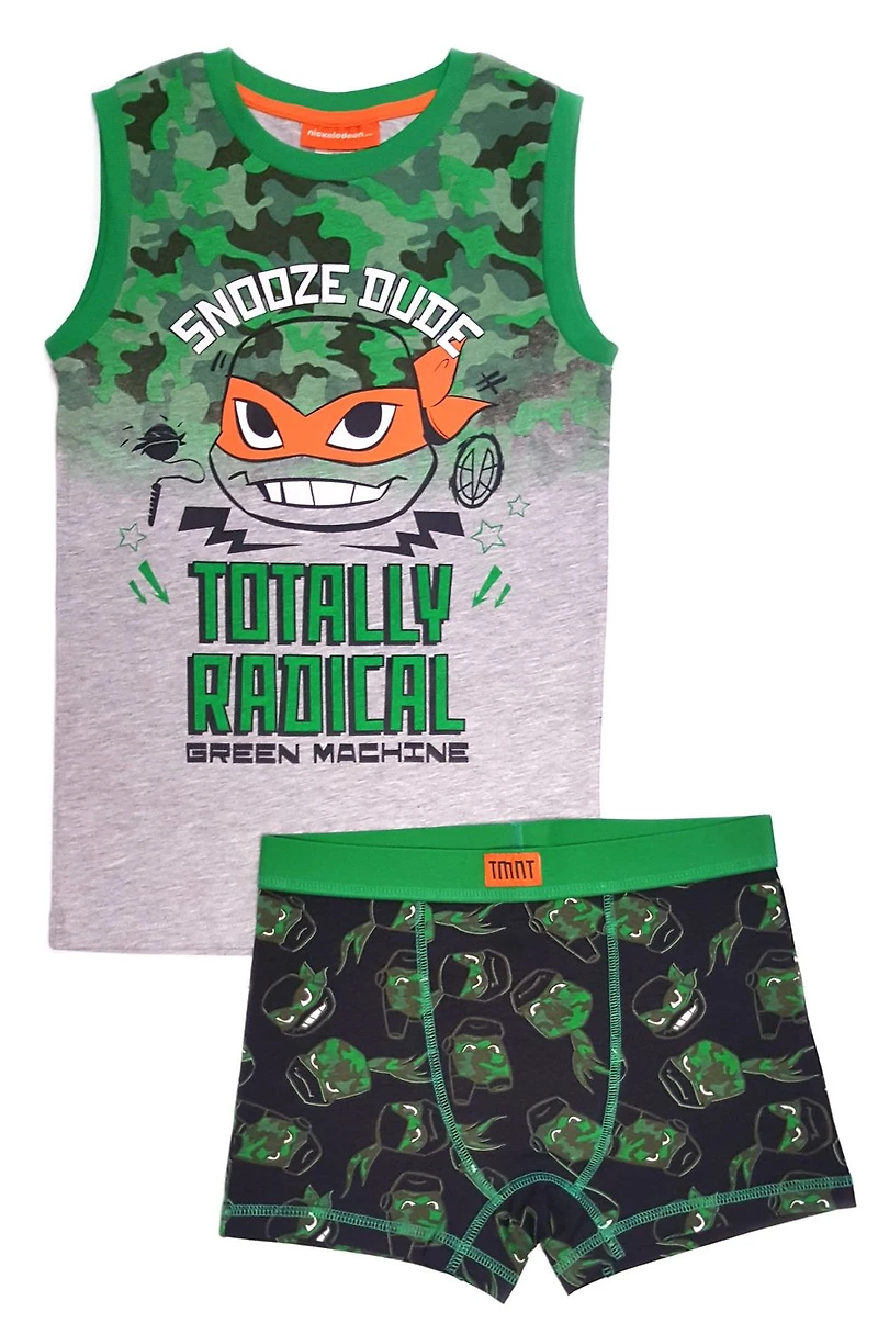 TMNT Ensemble pyjama et culotte pour garçon