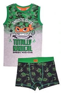 TMNT Ensemble pyjama et culotte pour garçon