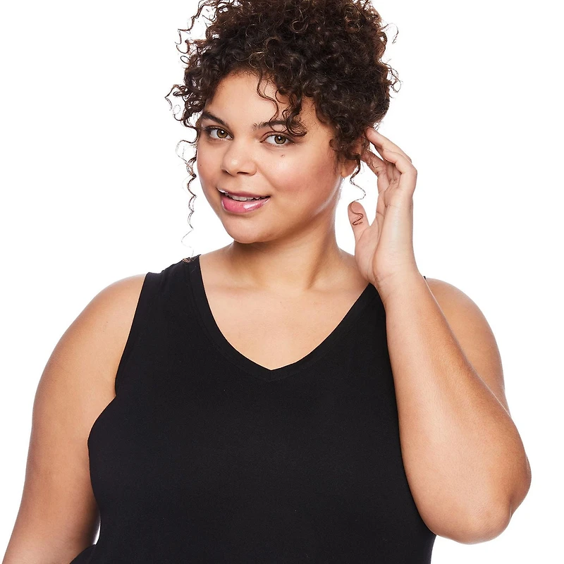 George Women's Plus V-Neckline Swing Tank
