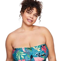 George Women's Plus Ruched Tankini