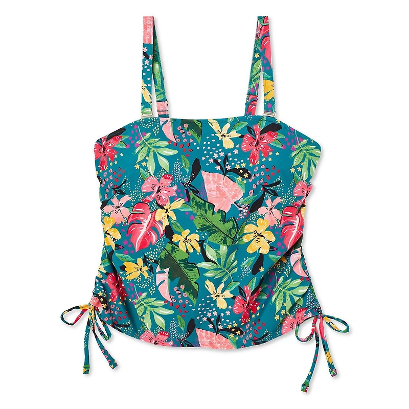 George Women's Plus Ruched Tankini