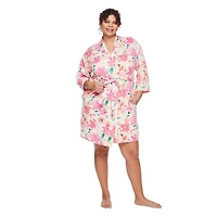 Ensemble 2 pièces avec chemise de nuit George Plus pour femmes