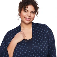 George Women's Plus Sleep Chemise 2-Piece Set