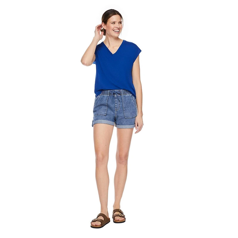 George Women's V-Neckline Dolman Tee