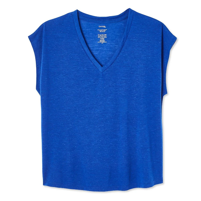 George Women's V-Neckline Dolman Tee