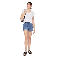 T-shirt à manches chauve-souris avec encolure en V George pour femmes