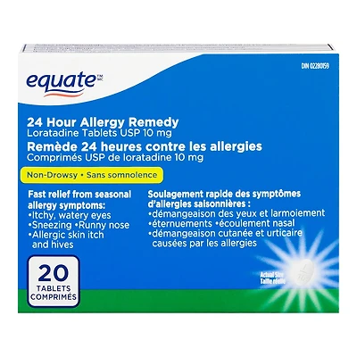 Equate Remède 24 heures contre les allergies