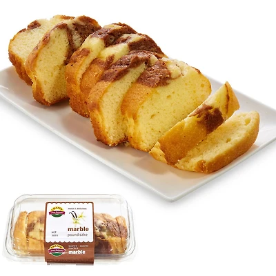 Marble Pound Cake, Sliced Pound Cake