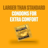 Trojan Magnum Large condoms lubrifiés