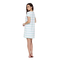 U.S. Polo Assn. Women's Short Sleeve Jersey Knit Nightshirt