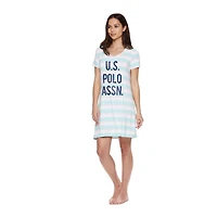 U.S. Polo Assn. Women's Short Sleeve Jersey Knit Nightshirt