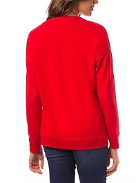 Sweat-shirt à logo Jordache à épaules tombantes