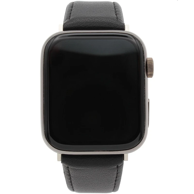 Bracelet Montre en Cuir Véritable Noir pour Apple Watch – Boucle Classique Bracelet de montre