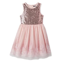Robe sans manches à paillettes George pour filles