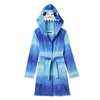 Robe de chambre à capuchon avec personnage George pour garçons