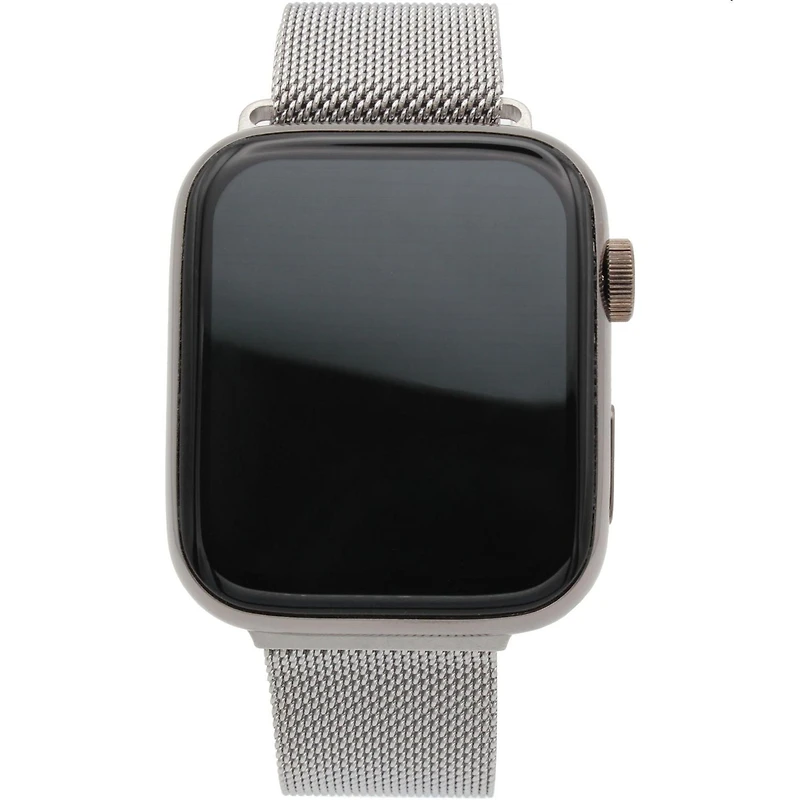 Bracelet Boucle Milanaise en Acier Inoxydable pour Apple Watch – Argent
