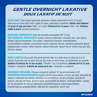 Ex-Lax Gentle Overnight Laxatives for Constipation Relief, 30 Pills