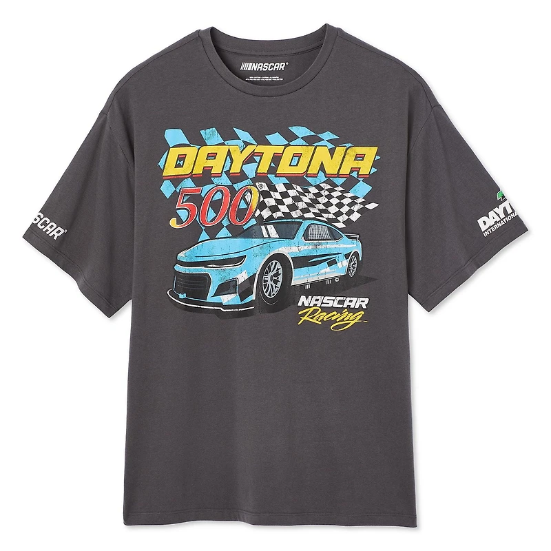 NASCAR Men's Drop Shoulder Camaro Tee, Sizes S-XL
