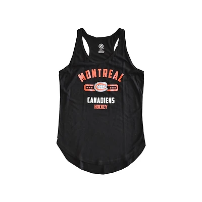 Ladies NHL Striated Secondary Montreal Tank Top