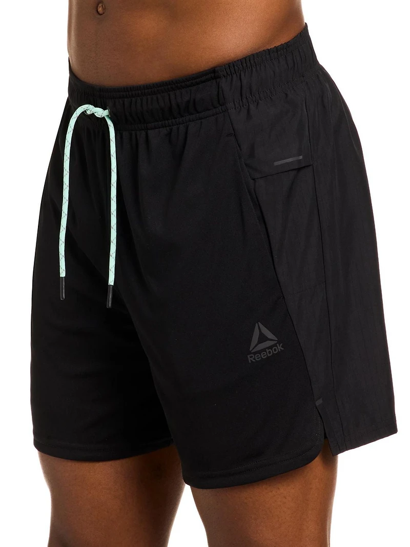 Short Reebok Trekker Hybrid Performance pour hommes, entrejambe de 15 cm