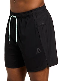 Short Reebok Trekker Hybrid Performance pour hommes, entrejambe de 15 cm
