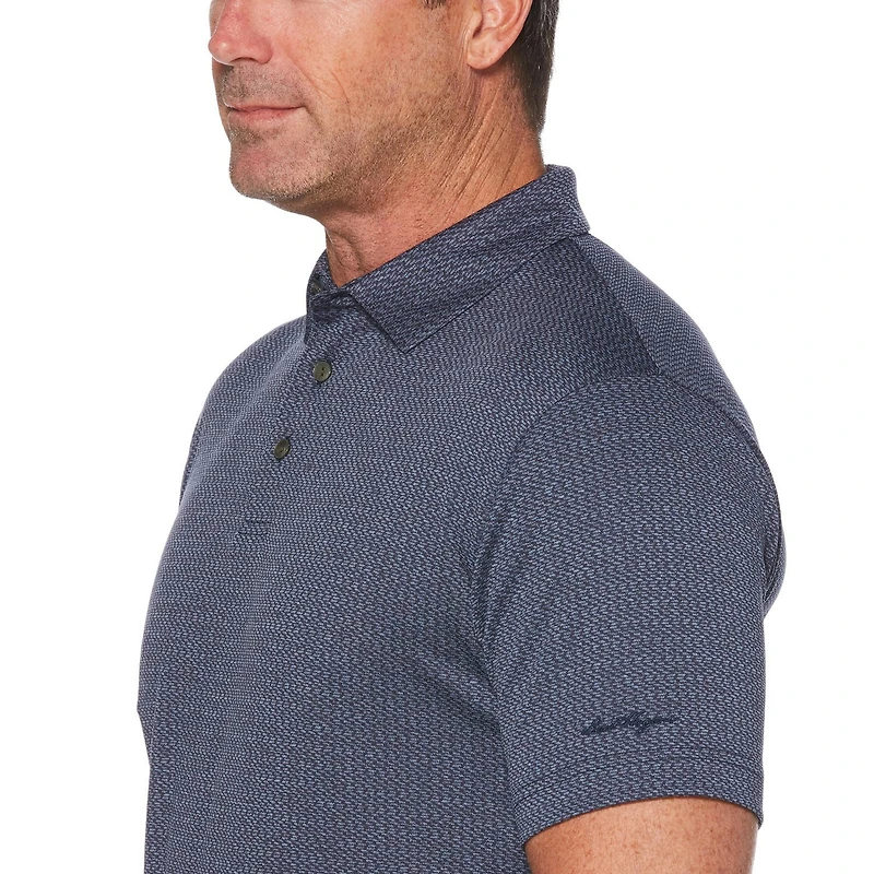 Polo manches courtes Jacquard Heather Ben Hogan Performance pour Homme