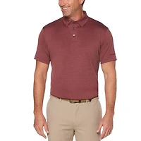 Polo manches courtes Jacquard Heather Ben Hogan Performance pour Homme