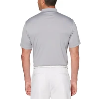 Men's Performance Short Sleeve Asymmetrical Printed Golf Polo Shirt