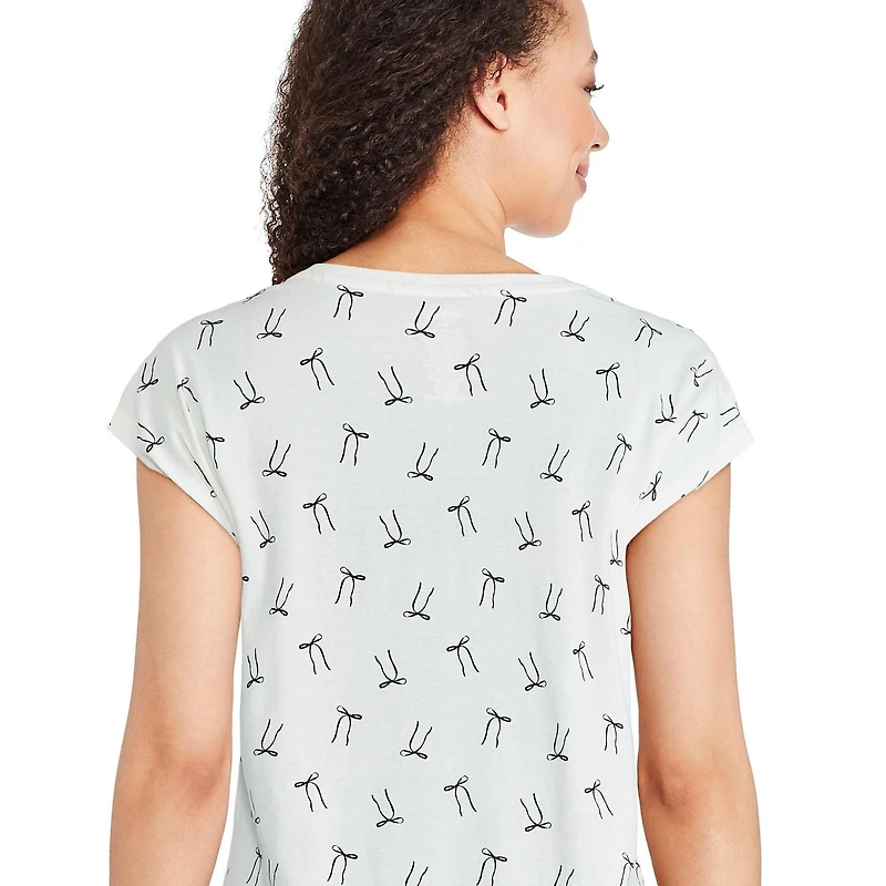 Chemise de nuit à encolure en V George pour femmes