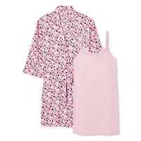 George Women's Sleep Chemise 2-Piece Set